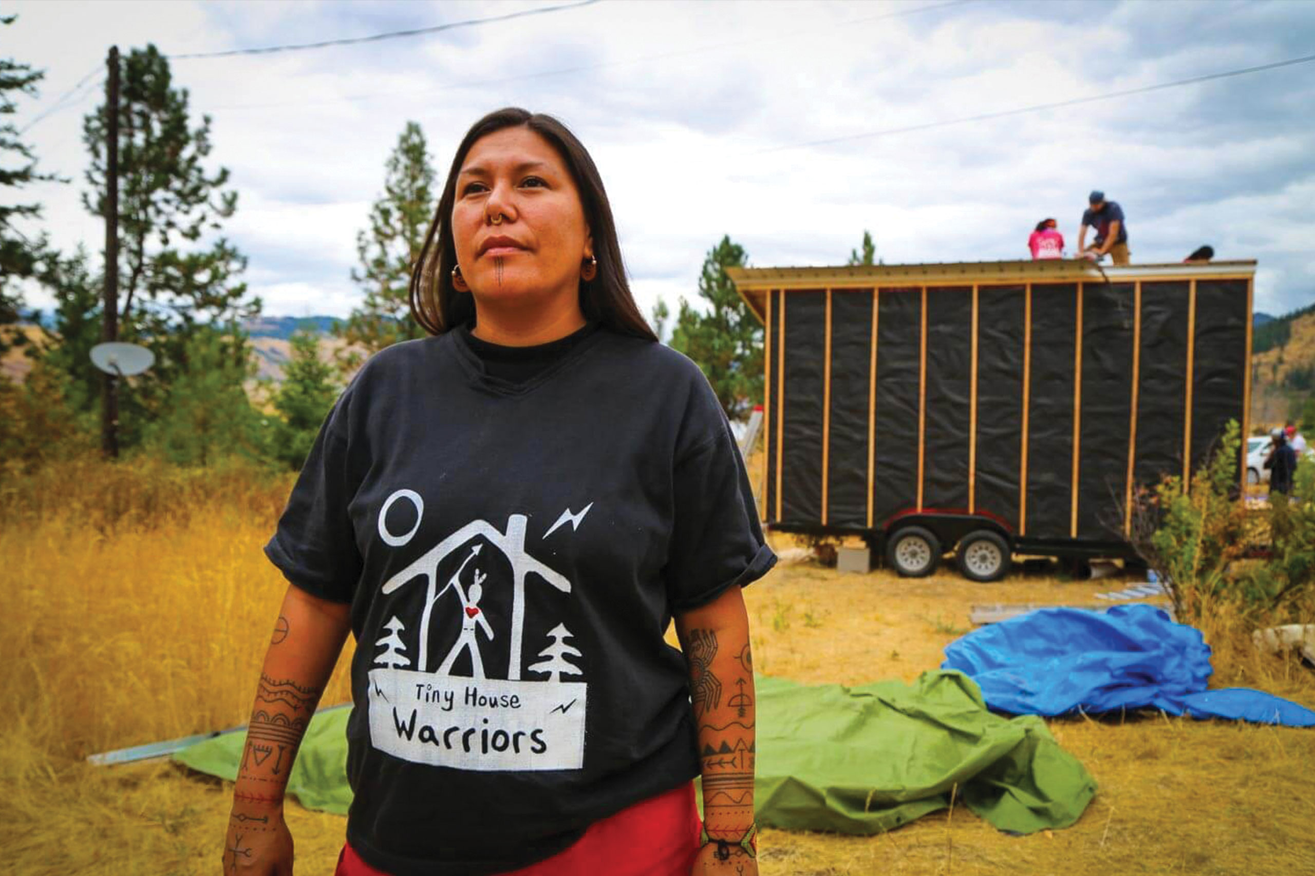 Tiny House Warriors Criminalized for Protecting Homelands